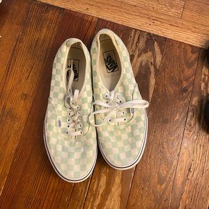 Checkered vans sz 9.5